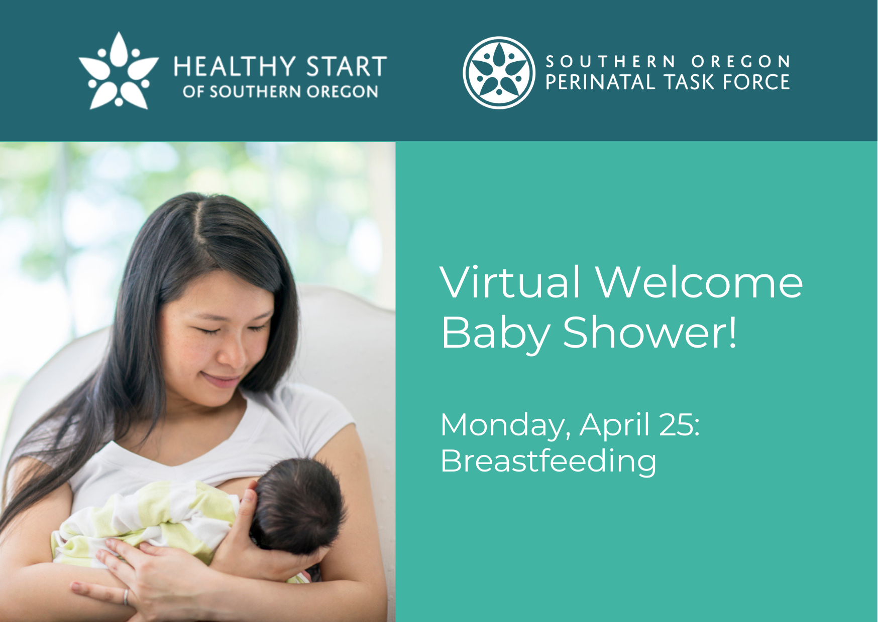 Welcome Baby Shower: Monday April 25, 2022 - Breastfeeding